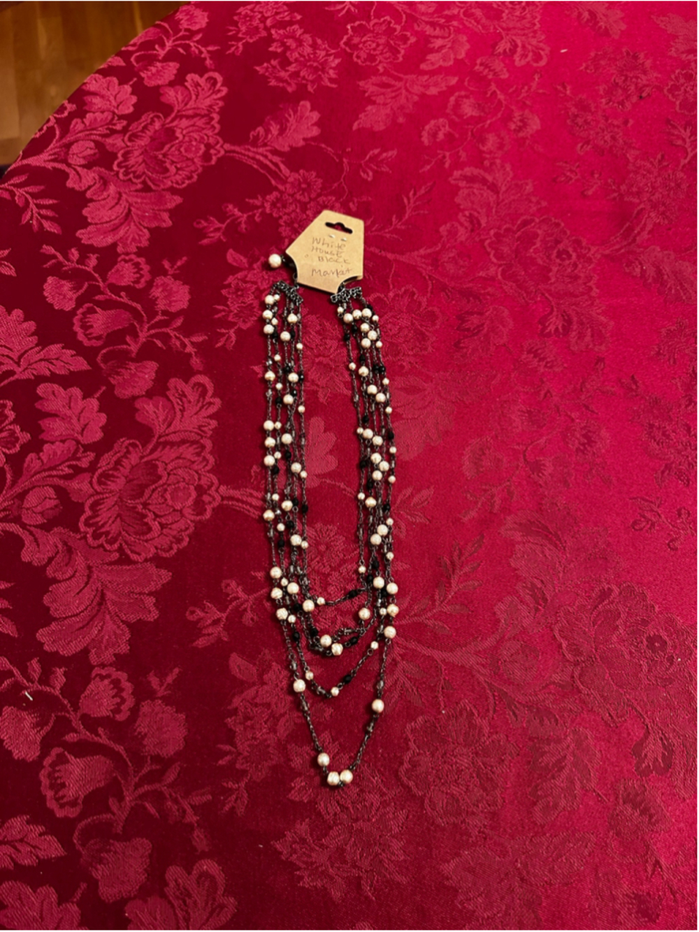 White House Black Market Multi-Strand Pearl Necklace - Picture 1 of 1
